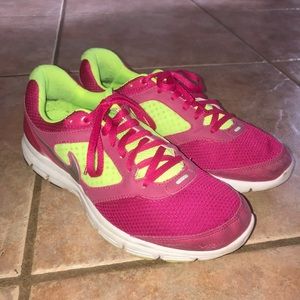 Nike Lunarfly 2 Running Shoes Pink and Yellow